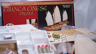 The GIUNCA CINESE Amati  - Model ship building - UNBOXING