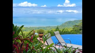 Spanish Inspired Estate in Dominical, Costa Rica on 1.4 Acres For Sale with Ocean View