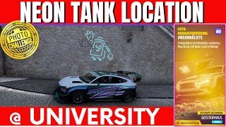 FH 5 NEONSTADT Foto Herausforderung Neon Tank Location Guanajuato Universität