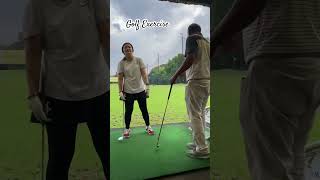 Exercise Golf with me #golfswing #shorts #trendingshorts #golflife