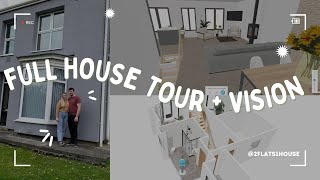 How to visualise your home renovation | Full house tour & vision | 2flats1house