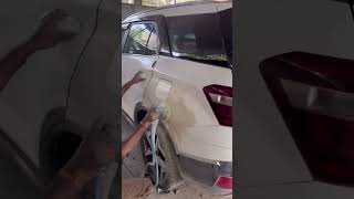 Hyundai alcazar denting s paint.             #cars #automobile #shillong #utubeshort #trending #