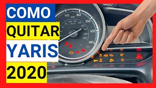 ✅Como QUITAR el MANTENIMIENTO requerido de un TOYOTA YARIS 2020