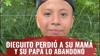 Diegito extraña a su mamá luego de haber quedado solo.