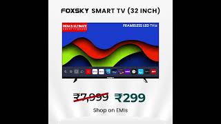 Shop TV on Easy EMI with UPI - Snapmint