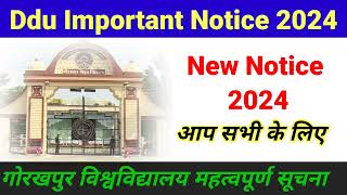 Ddu University Important Notice 2024