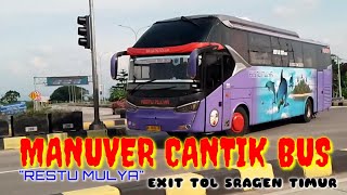 🔴LIVE🔴PO. BUS YANG JARANG DI SOROT YOUTUBER‼️BUS RESTU MULYA BERMANUVER DI EXIT TOL SRAGEN TIMUR‼️