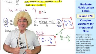 Graduate Fluids Lesson 07B: Complex Variables for Irrotational Flow