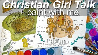 HOW TO HAVE A SERVANT’S HEART • Traits of a Christian Woman + Paint with Me