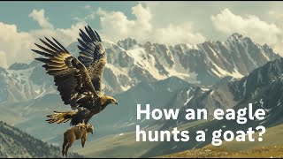 Eagle attacks a mountain goat! #animals #nature #wildlife #documentary