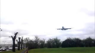 Cathay Pacific Boeing 747-400 Landing At London Heathrow