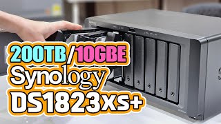 200TB 기업용 10G NAS! 시놀로지 DS1823xs+ 설치사례 [창리정보통신]