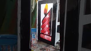 How to draw a beautiful candle painting #artwork #art #viral #painting #tranding