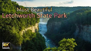 Most Beautiful || Letchworth State Park || New York USA || 4K HD Video