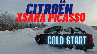 Citroen Xsara Picasso kylmäkäynnistys  ja YLLÄRI!