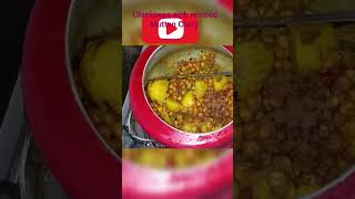 Recipe in commnt.Plz like commnt share & subscribe to my channl.#chola#chickpeas#mutton#mincedmutton