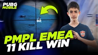 PMPL EMEA 11 KILL WIN ! (PUBG MOBILE)