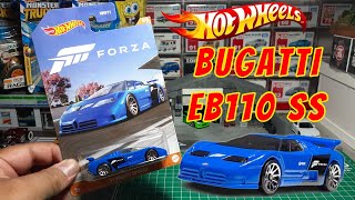 New Casting Hot Wheels FORZA 2023 94 BUGATTI EB110 SS #hotwheels #diecastcollector #bugatti