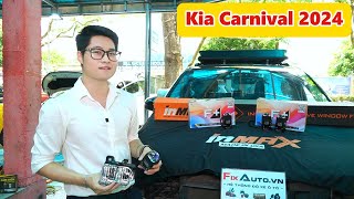 Kia Carnival 2024 | Nâng cấp 4 bi Xlight F+ siêu sáng ! | FixAuto | Độ đèn ô tô | Xlight F+