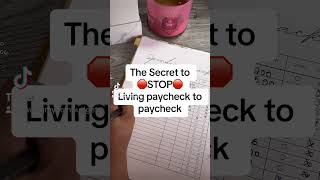 Stop living paycheck to paycheck #motivation| Low Income Budget #budget #struggle #money #ytshorts