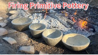 Firing My Primitive Pottery