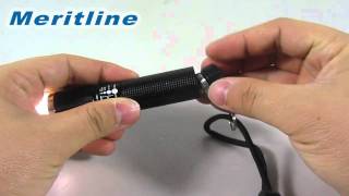 Focus Zoom Lens Flashlight Torch Light Lamp @meritline(#188-913)