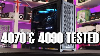 AMD 7800X3D Tested with 4070 and 4090