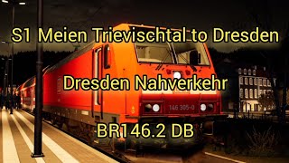 S1 Meien Trievischtal to Dresden. (TSW3 Dresden Nahverkehr)