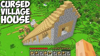 This is CURSED TALLEST Villager House in My Minecraft World !!! Secret Village Base Challenge !!!