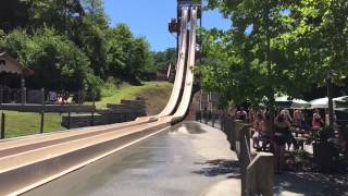 Fire Tower Falls POV Slow Mo Dollywood's Splash Country