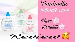 Feminelle Intimate wash review & uses / oriflame Pakistan