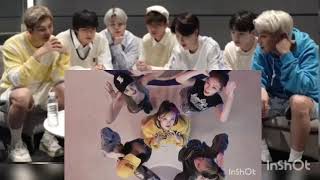 BTS Reaction ITZY -'Swipe' Dance Practice