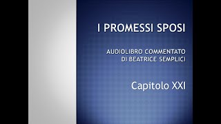 I PROMESSI SPOSI, CAPITOLO XXI