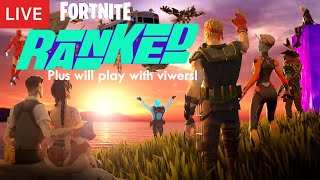 Fortnite Rank! Plus will play with viewers, and a sneak peak of the next video!