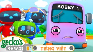 Xe Buýt Bobby Bị Bệnh | Xe TảI Dành Cho Trẻ Em | Gecko’s Garage Tiếng Việt