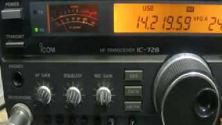 VU3RAZ SDR Audio during 20m QSO: Gurgaon to New Delhi Groundwave?