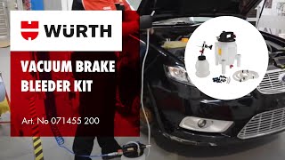 Wurth Vacuum Brake Bleeder Kit | Würth Malaysia