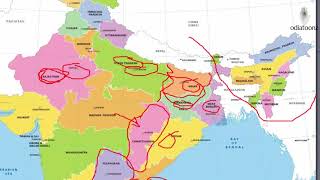 India Map Analysis in Odia for class 10th board ( OdiaToonz)