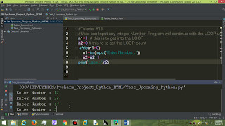 Tutorial #18 Pycharm LOOPS/ While