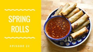 Spring Roll Recipe- How to make Shrimp and Pork Spring Rolls