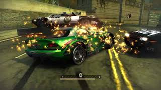 Trying to escape... In a DODGE VIPER SRT?! | NFS Most Wanted 2005 4K REMASTERED