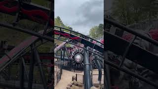 Sit back: It’s fright time. Nemesis at Alton Towers #themepark #rollercoaster #altontowers #fun