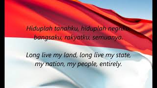 Indonesian National Anthem   “Indonesia Raya“ ID⁄EN