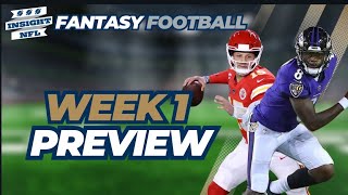 Fantasy Football | Week 1 Preview