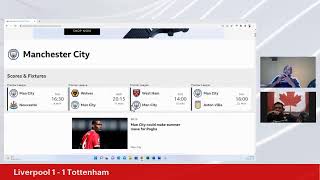 Liverpool vs Tottenham Hotspur watch along