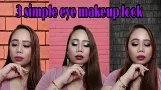 3 easy eye makeup look|misstariray