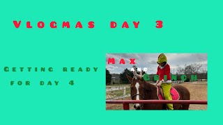 Vlogmas day 3! #horse #christmas #vlogmas #art