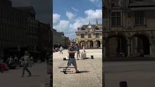 Supermarket Flowers(Cover) while Busking in Peterborough for the first time ❤️