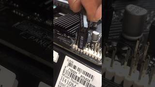 Front Panel Connectors| how to connect front panel connectors on motherboard #shorts