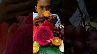 Buah segar Jeruk. #asmr #mukbang #buahfresh #food